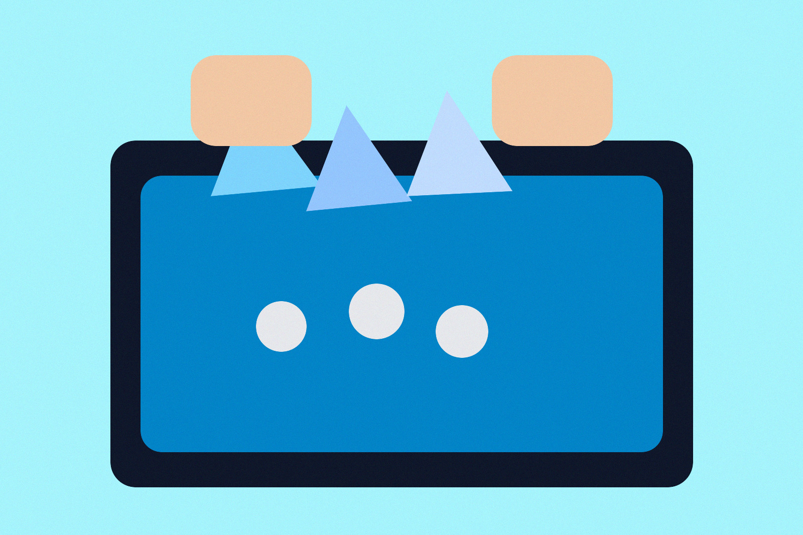 קרח נכנס למים באמבטיית קור (ללא זיהוי)